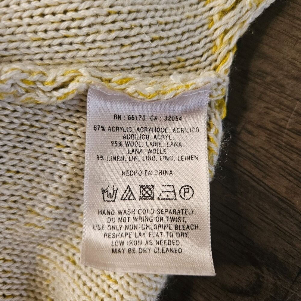 Anthropologie Boho‎ Hooded Wool Sweater Medium - Picture 8 of 10
